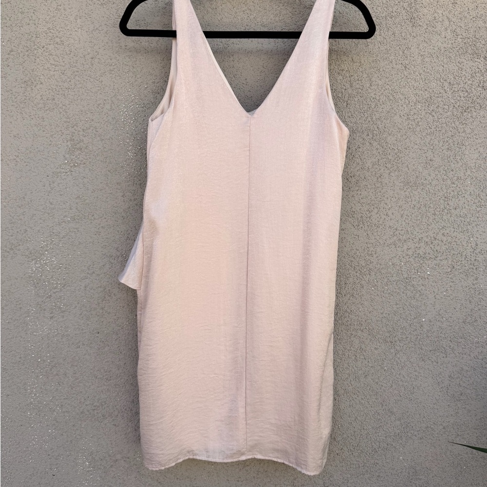Pale Pink Ruffle Mini Dress - Picture 5 of 6